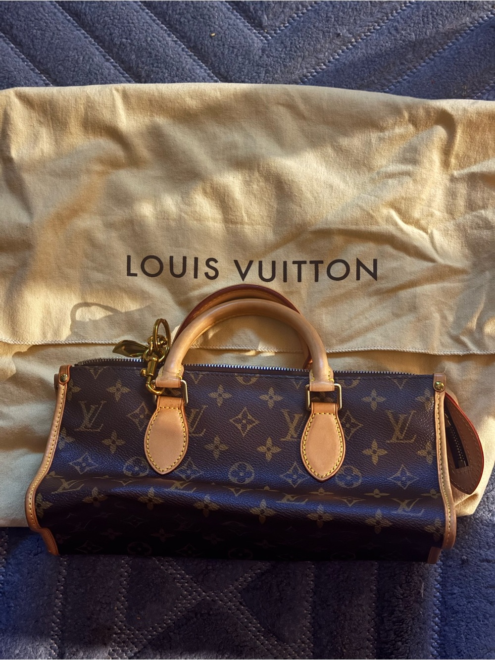 Louis Vuitton Brown Monogram Popincourt Top-Handle Bag